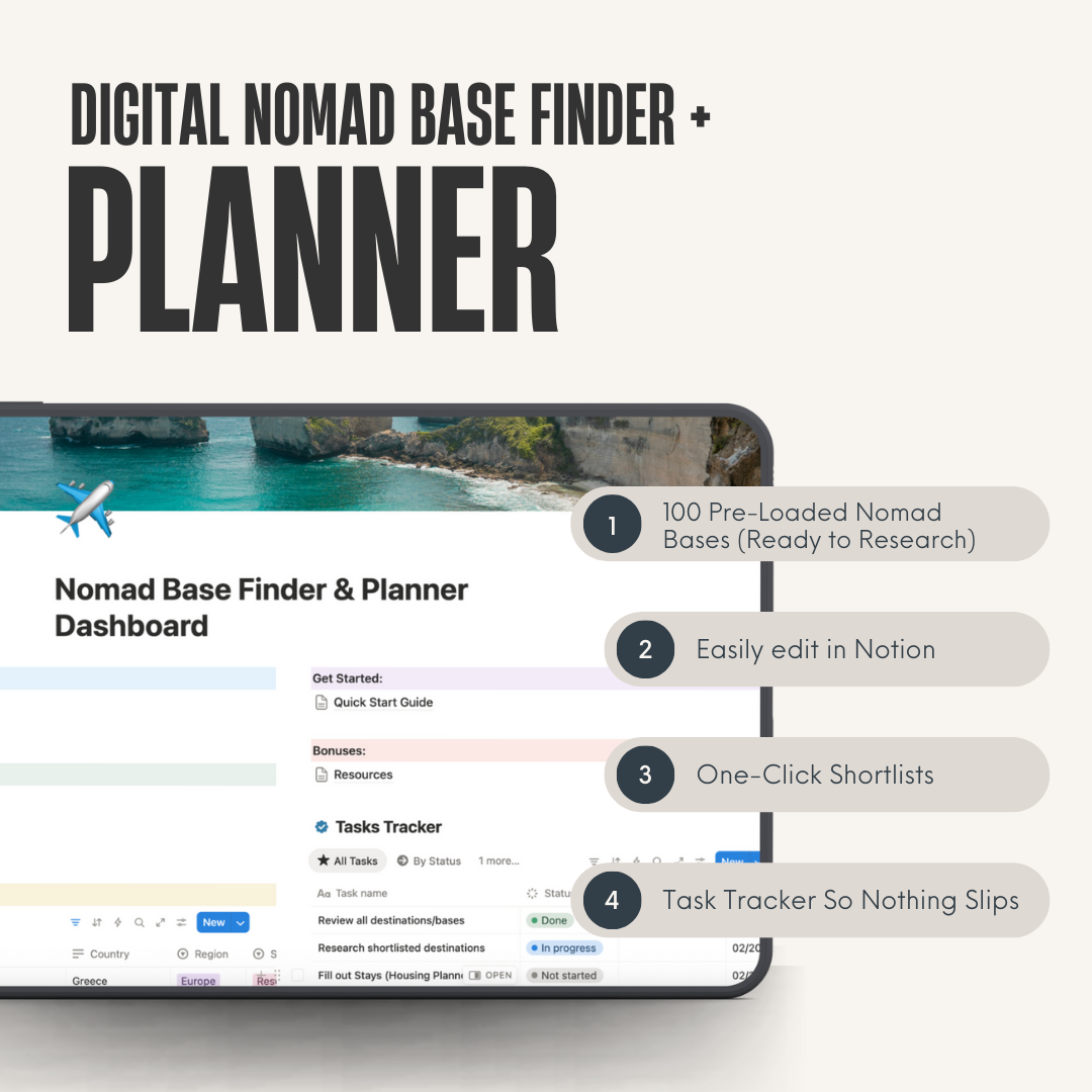 Nomad Base Finder & Planner Notion Template - Image 4